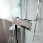 Merlyn 8 Series Frameless Hinge & Inline in a Recess Shower Enclosure