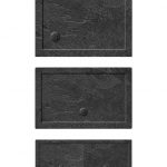 Simpsons - Rectangular 35mm Acrylic Grey Slate