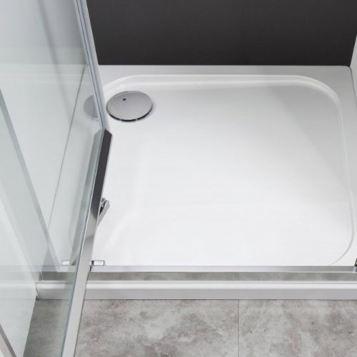 Simpson - Square 45mm Stone Resin Shower Tray